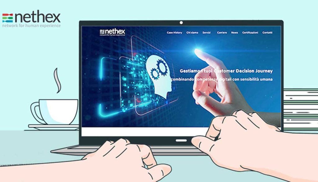 Online il nuovo sito di Nethex, focus su Customer Journey, tante novità e grande attenzione alle nostre storie di successo