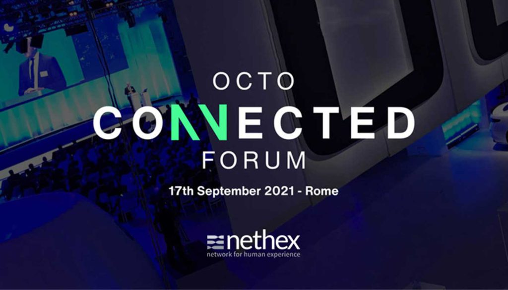 Nethex tra gli sponsor dell’OCTO Connected Forum, l’evento che riunisce i leader di settore per scrivere il futuro della mobilità connessa